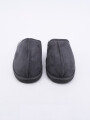 PANTUFLA DE HOMBRE GRIS OSCURO