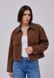 Campera Pana Chocolate