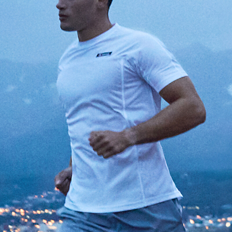 T-SHIRT RNG MEN MESH blanco BLANCO
