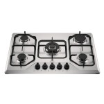 Anafe 5 Hornallas Inox Acero inoxidable
