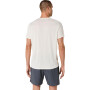 Polo Running Asics Silver SS Top Hombre Cream