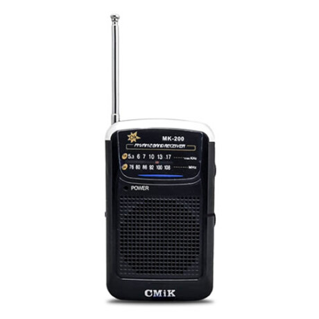 Radio de mano AM/FM vertical MK-200 Radio de mano AM/FM vertical MK-200
