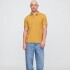 V-STRETCH PIQUE POLO - SOLID HONEY IM HOME