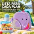 Mochila Infantil Térmica Marcus & Marcus Para Comida Violeta 1