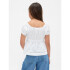 SS HNLY WOV TOP OPTIC WHITE