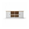 Rack de tv 2 Puertas 2 Estantes Linea Valenciana Blanco Rack de tv 2 Puertas 2 Estantes Linea Valenciana Blanco