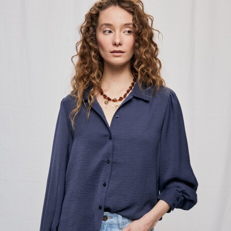 CAMISA MATT Azul Marino