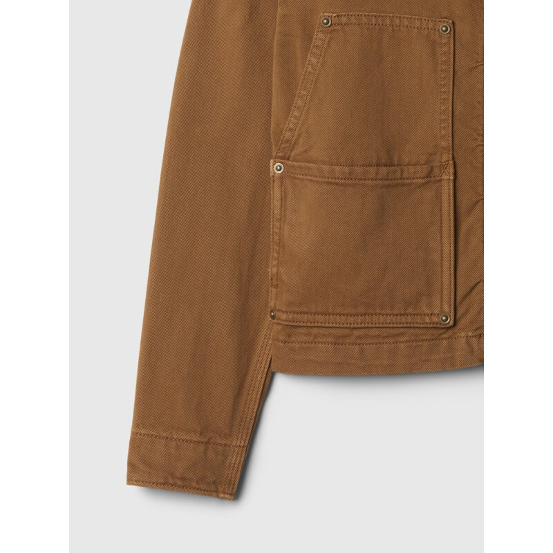DENIM CARPENTER JACKET PALOMINO BROWN GLOBAL