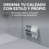 Barra Organizador De Calzado Toallero Zapatera Mediano Color Gris