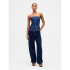 STRAPLESS DENIM TOP - DARK WASH RINSED