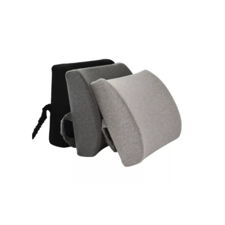 Almohada De Viaje Lumbar Cintura/ Espalda /silla Con Memoria Negro