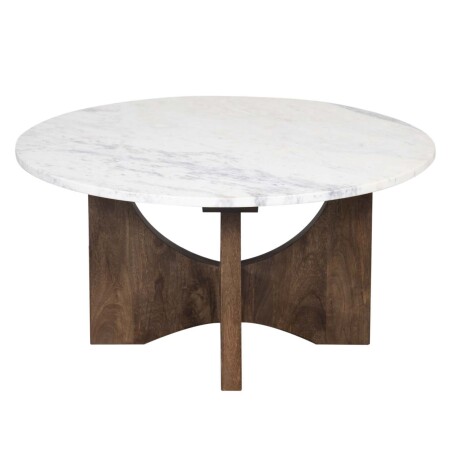 MESA RATONA MADERA-Y-MARMOL MARRON LEONA CASTAÑO