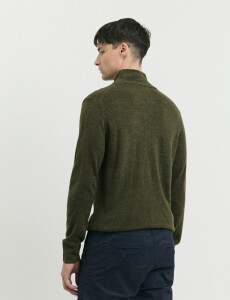 470415 REMERA HARRINGTON LABEL Verde Melange