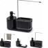 Dispensador de Jabón 4 en 1 Cocina Baño Jabón Detergente Color Negro