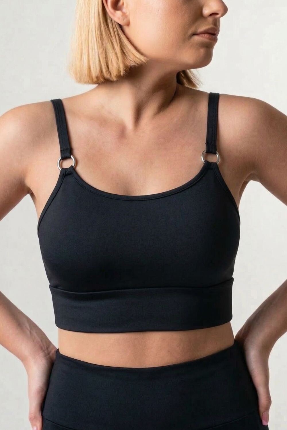 Top deportivo Joy Negro