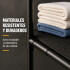 Mueble Organizador Multiuso Lavarropa 3 Estantes Acero Inox. Negro 1
