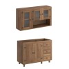 Mueble De Cocina Aereo Alacena + Bajo Mesada Madera Mueble De Cocina Aereo Alacena + Bajo Mesada Madera