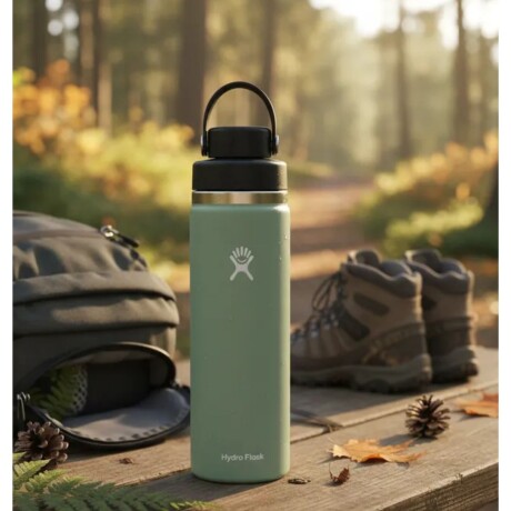 Botella 24 Oz (710ml) Wide Chug Cap Hydro Flask Agave