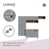 Mueble de Cocina completo 229cm Gris