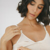 Soutien Maternal Rocío Algodón – Lactancia y Embarazo Beige Melange