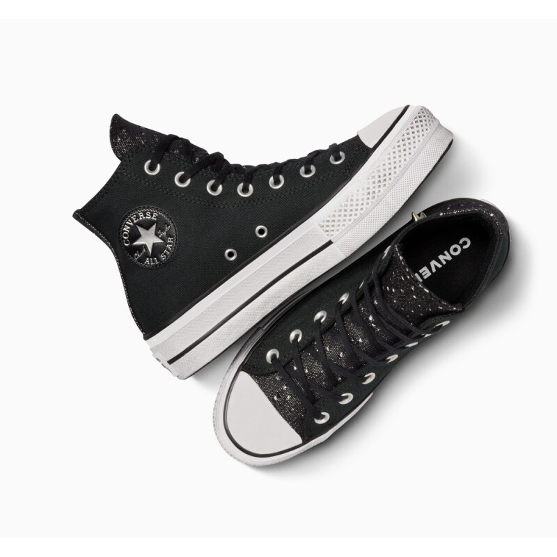 CTAS LIFT HI BLACK BLACK/SILVER/BLACK