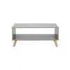 Mesa De Living Minimalista Mad Maciza Linea Dublin Gris Mesa De Living Minimalista Mad Maciza Linea Dublin Gris