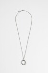 Collar acero 0 plateado