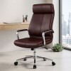 Silla de oficina Cromada Mariposa - Vortex Marrón