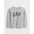 V-FRCH LS LOGO TEE LIGHT HEATHER GREY B08