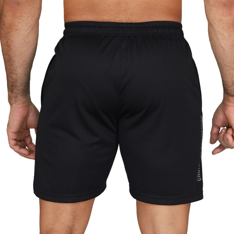 SHORT MEN POLY EVERLAST CITY II 7" BK M6 NEGRO