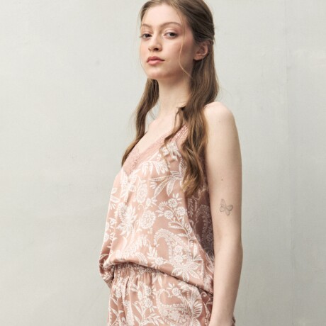 SHORT MARGARITA PRINTED Tostado