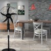 Ventilador de Pie Punktal con 5 Aspas 50cm Negro Ventilador de Pie Punktal con 5 Aspas 50cm Negro
