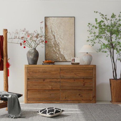 COMODA CAJONERA MADERA MACIZA 6 CAJONES - LÍNEA RÚSTICA COMODA CAJONERA MADERA MACIZA 6 CAJONES - LÍNEA RÚSTICA
