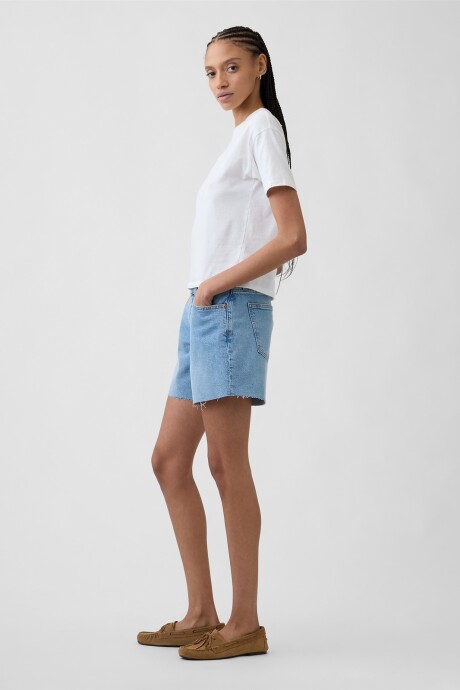 Bermuda Jean Mujer Light Wash
