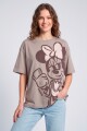 Remera m/c mujer MINNIE TOPO