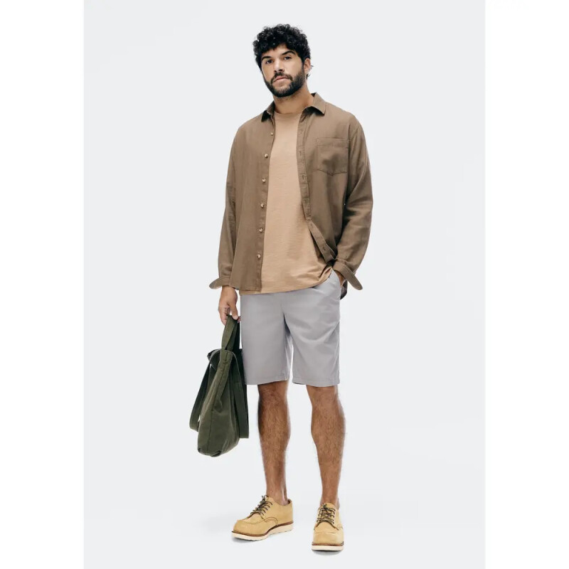 BERMUDA MASC CINZA CLARO