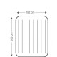 INTEX COLCHON DURA-BEAM SINGLE HIGH VALVULA 2EN1 2 PLAZAS QUEEN Intex Colchon Dura-beam Single High Valvula 2en1 2 Plazas Queen