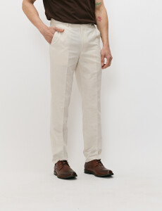 080610 PANTALON LINO THAI Natural