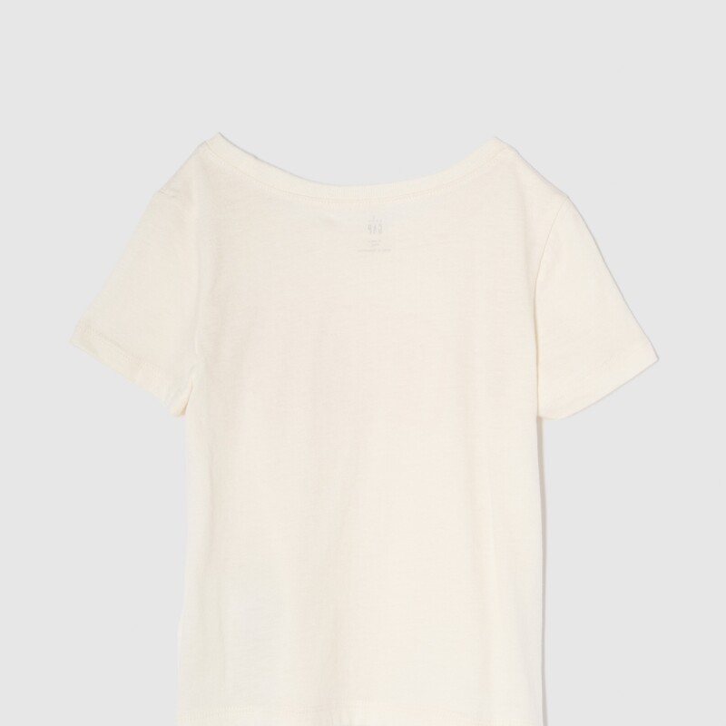 V-HS SS LOGO T IVORY FROST