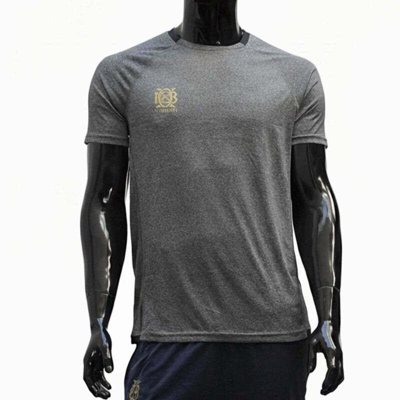 Talle M - Remera Gris Dry Fit Manga Corta Para Hombre Talle M - Remera Gris Dry Fit Manga Corta Para Hombre