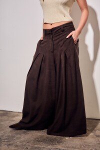 Pantalon Con Lino Safari