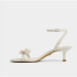 DAISYROSE SILVER SYNTHETIC WHITE/BONE