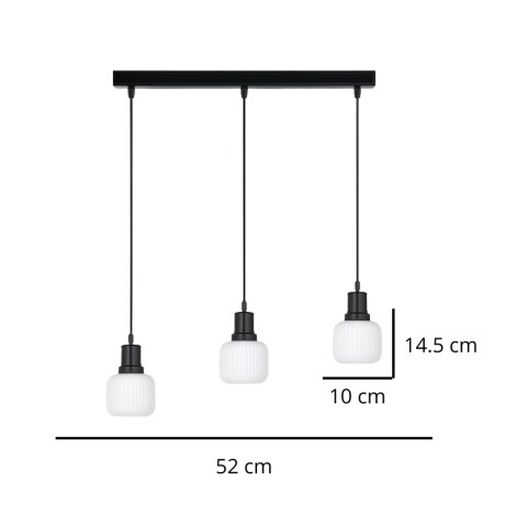 ARTEFACTO COLGANTE DECORATIVO PIRCE SMALL X3 Luminaria Colgante Decorativa Pirce Small X3