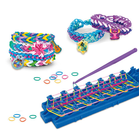 Kit de Pulseras Elásticas para Tejer Stitch Lexibook U