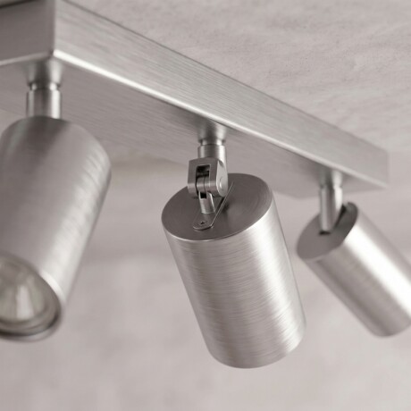 AASOL30 Luminaria de Techo Leticia Triple Plateado