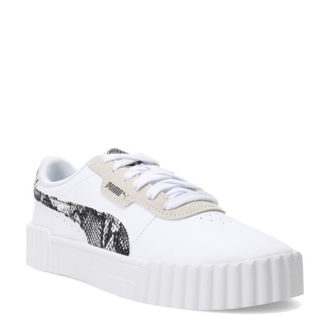 Championes de Mujer Puma Blanco - Negro - Gris