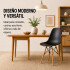 Silla de Comedor ComboHome Eames Reforzada Nórdica Pack X4 Negro 1