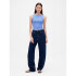 SL CLOSEKNIT CROP BOAT - 22 1/2 SHIRTING BLUE