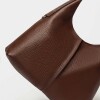 Bolso Tanner en cuero graneado Marron