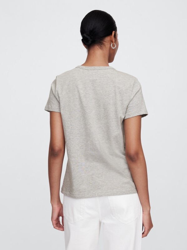 V-SS FAV CREW SOLID LIGHT HEATHER GREY